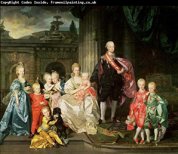 Johann Zoffany Grand Duke Pietro Leopoldo of Tuscany with his Family